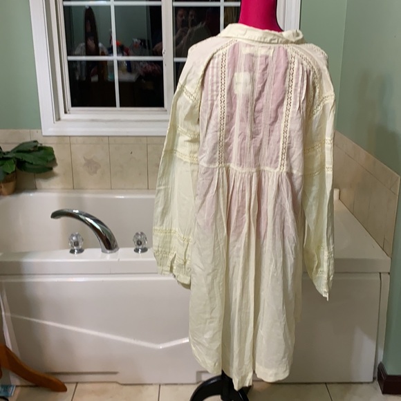 NWT Free People Victorian Buttondown shirt dress size small - Picture 7 of 9